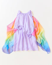 Load image into Gallery viewer, SARAH&#39;S SILKS Fairy Dress, Rainbow/Lavender