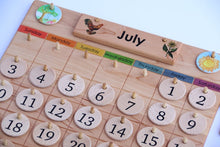 Load image into Gallery viewer, TREASURES FROM JENNIFER Wooden Perpetual Home Calendar