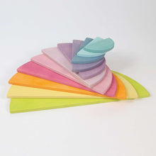 Load image into Gallery viewer, GRIMM&#39;S Large Semicircles, Pastel Colours, 11 Pieces