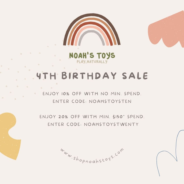 WE ARE 4! :') UP TO 20% OFF STOREWIDE!