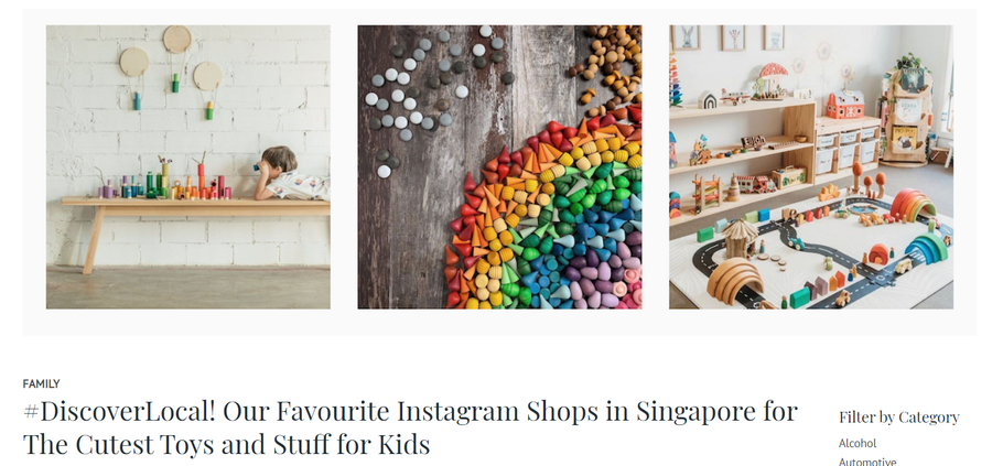 Noah's Toys on Vanilla Luxury: #DiscoverLocal! Our Favourite Instagram Shops in Singapore for The Cutest Toys and Stuff for Kids