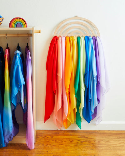 SARAH'S SILKS Large Playsilk Display, Rainbow