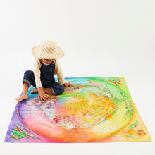 Load image into Gallery viewer, SARAH&#39;S SILKS Large Around the Year on the Farm Playsilk