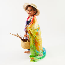 Load image into Gallery viewer, SARAH&#39;S SILKS Large Around the Year on the Farm Playsilk