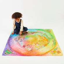 Load image into Gallery viewer, SARAH&#39;S SILKS Large Around the Year on the Farm Playsilk