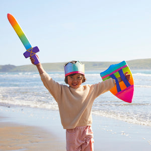 SARAH'S SILKS Rainbow Sword & Shield Set