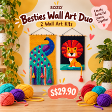Load image into Gallery viewer, SOZO DIY Besties Wall Art Duo – 2 Wall Art Kits