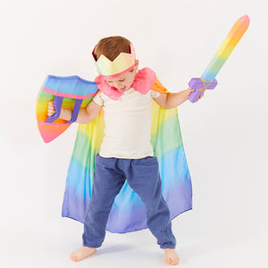 SARAH'S SILKS Dress Up Set, Rainbow Knight