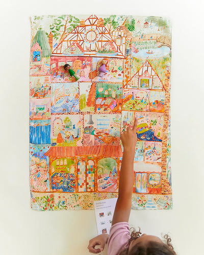 SARAH'S SILKS Seek & Find Dollhouse Playsilk