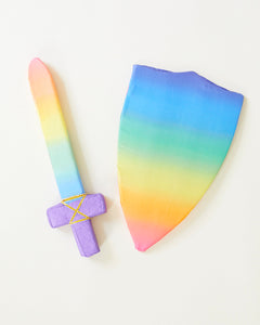 SARAH'S SILKS Rainbow Sword & Shield Set