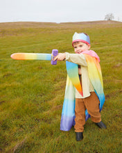 Load image into Gallery viewer, SARAH&#39;S SILKS Rainbow Sword &amp; Shield Set