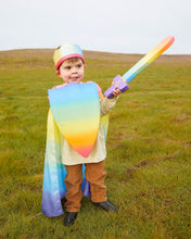 Load image into Gallery viewer, SARAH&#39;S SILKS Rainbow Sword &amp; Shield Set