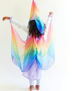 SARAH'S SILKS Fairy Dress, Rainbow/Lavender