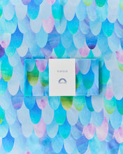 Load image into Gallery viewer, SARAH&#39;S SILKS Blue Mermaid Playsilk