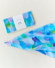 Load image into Gallery viewer, SARAH&#39;S SILKS Blue Mermaid Playsilk