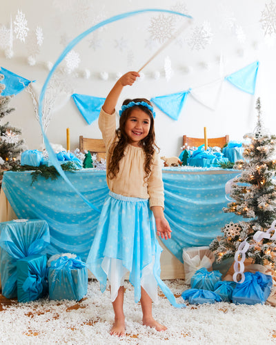 SARAH'S SILKS Large Streamer, Snowflake
