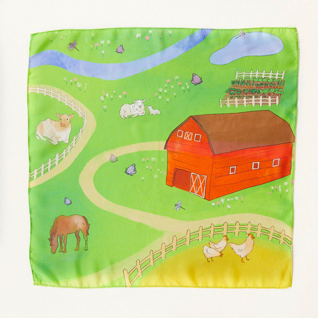 SARAH'S SILKS On the Farm Playmap