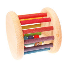 Load image into Gallery viewer, GRIMM&#39;S Rolling Wheel with Bells, Rainbow Colours