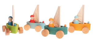 GRIMM'S Set of 4 Little Land Yachts