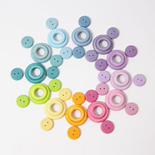 Load image into Gallery viewer, GRIMM&#39;S Building Rings, Pastel