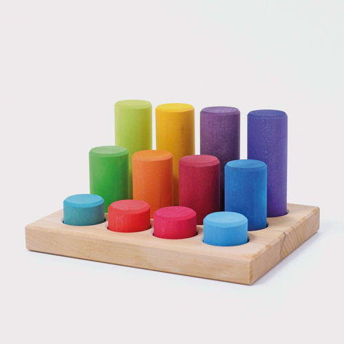 GRIMM'S Stacking Game Small Rainbow Rollers