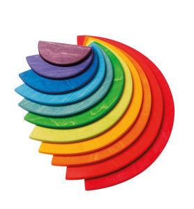 GRIMM'S Large Semicircles, Rainbow Colours, 11 Pieces