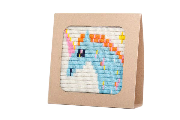 SOZO DIY Picture Frame Needlepoint Kit, Unicorn