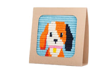 Load image into Gallery viewer, SOZO DIY Picture Frame Needlepoint Kit, Puppy