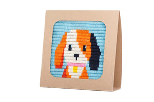 SOZO DIY Picture Frame Needlepoint Kit, Puppy