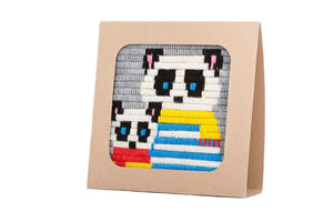 SOZO DIY Picture Frame Needlepoint Kit, Panda