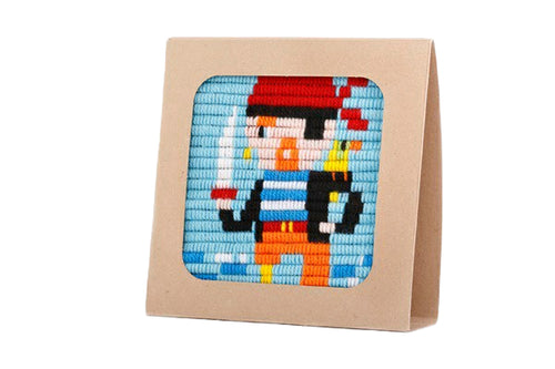 SOZO DIY Picture Frame Needlepoint Kit, Pirate