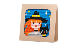 SOZO DIY Picture Frame Needlepoint Kit, Witch