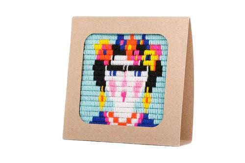 SOZO DIY Picture Frame Needlepoint Kit, Frida Kahlo