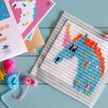 Load image into Gallery viewer, SOZO DIY Picture Frame Needlepoint Kit, Unicorn