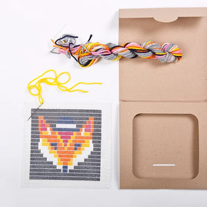SOZO DIY Picture Frame Needlepoint Kit, Fox