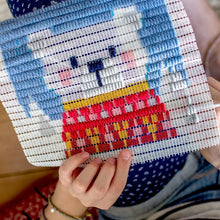 Load image into Gallery viewer, SOZO DIY Picture Frame Needlepoint Kit, Polar Bear