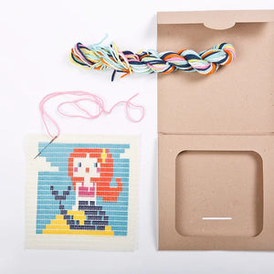 SOZO DIY Picture Frame Needlepoint Kit, Mermaid
