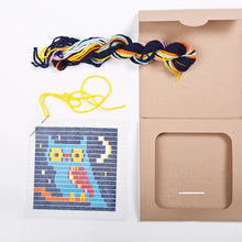 Load image into Gallery viewer, SOZO DIY Picture Frame Needlepoint Kit, Owl
