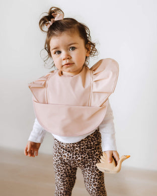 Snuggle Bib Waterproof - Nude