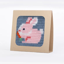 Load image into Gallery viewer, SOZO DIY Picture Frame Needlepoint Kit, Baby Bunny