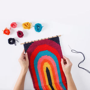 SOZO DIY Wall Art Needlepoint Kit, Rainbow