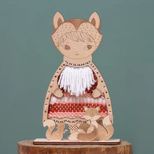 Load image into Gallery viewer, SOZO DIY Dress-Up Doll Weaving Kit, Fox