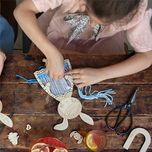 SOZO DIY Dress-Up Doll Weaving Kit, Fox