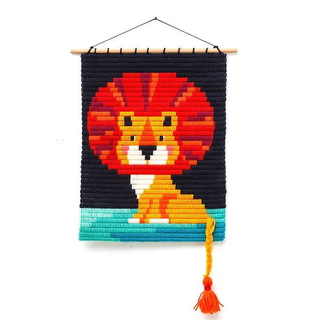 SOZO DIY Wall Art Needlepoint Kit, Lion