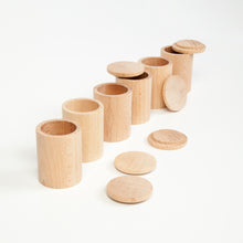 Load image into Gallery viewer, GRAPAT 6 Natural Cups with Lids