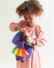 Load image into Gallery viewer, SARAH&#39;S SILKS Doll Cape, Rainbow