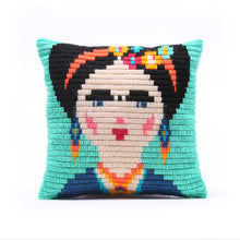 Load image into Gallery viewer, SOZO DIY Pillow Needlepoint Kit, Frida Kahlo