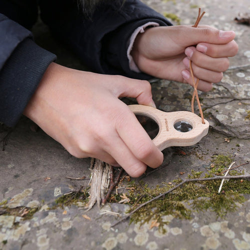 Wooden Dual Magnifier