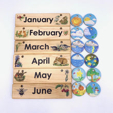 Load image into Gallery viewer, TREASURES FROM JENNIFER Wooden Perpetual Home Calendar Bundle Set
