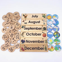 Load image into Gallery viewer, TREASURES FROM JENNIFER Wooden Perpetual Home Calendar Bundle Set